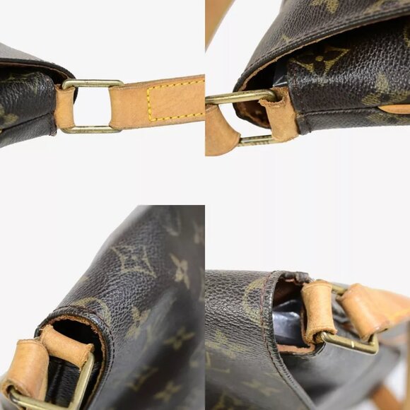 LOUIS VUITTON Musette Shoulder Bag Monogram Leather Brown Spain - Picture 15 of 16